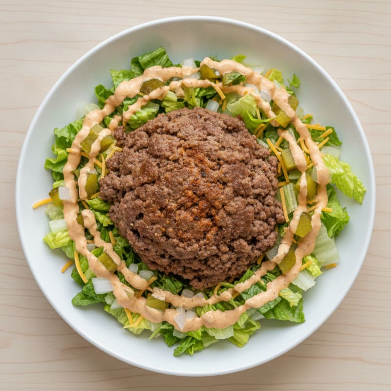 Big Mac Inspired Protein Bowl