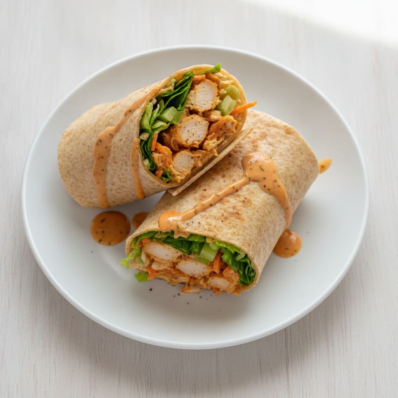 Buffalo Ranch Chicken Wrap