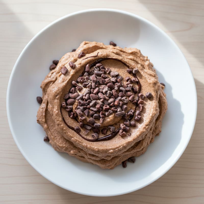 Cottage Cheese Chocolate Protein Pudding