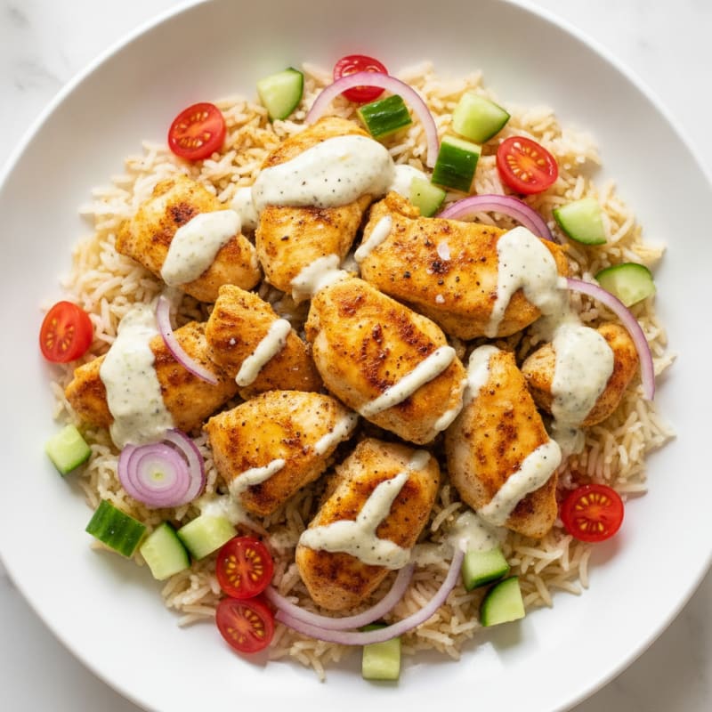 Chicken Shawarma Rice Bowl