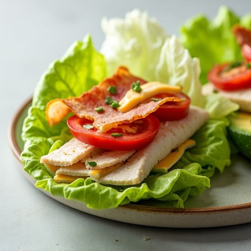 Fresh Turkey Club Lettuce Wraps