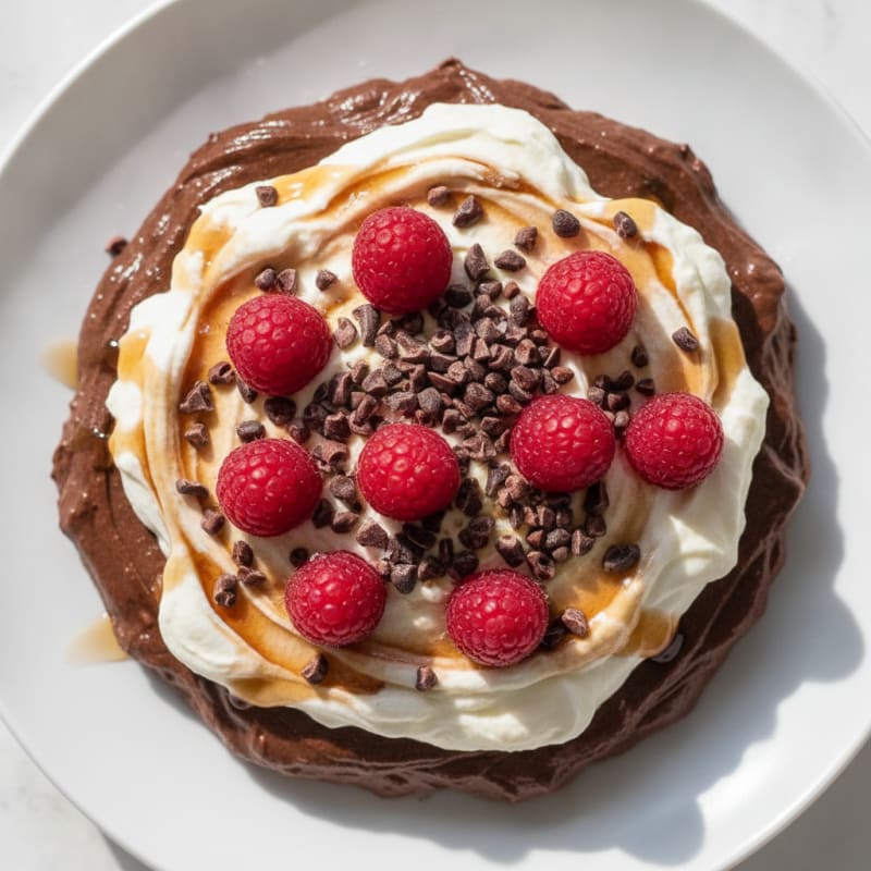 Chocolate Protein Pudding Parfait