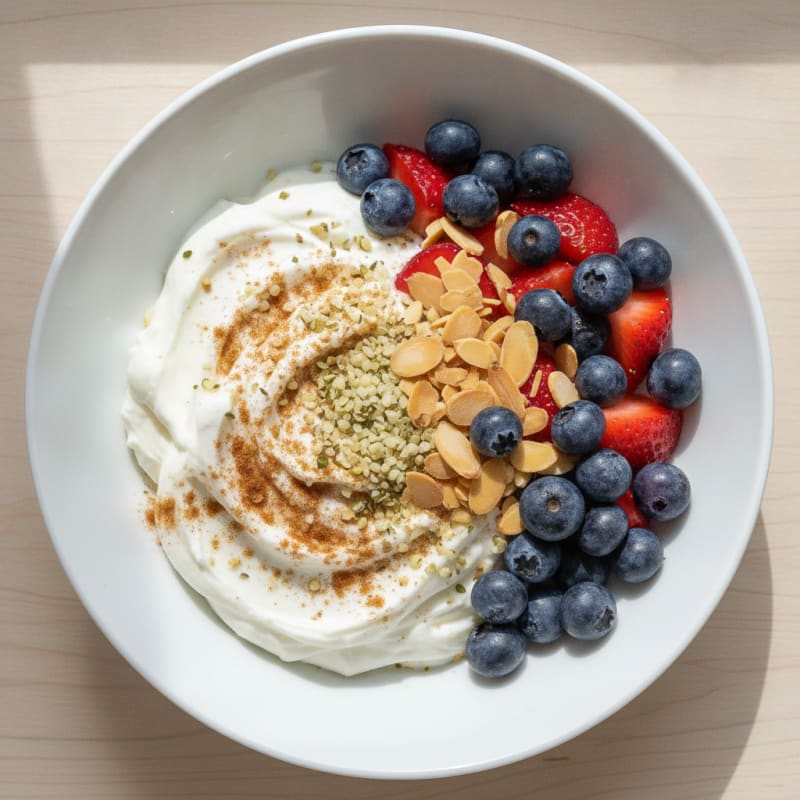 Greek Yogurt Berry Bowl