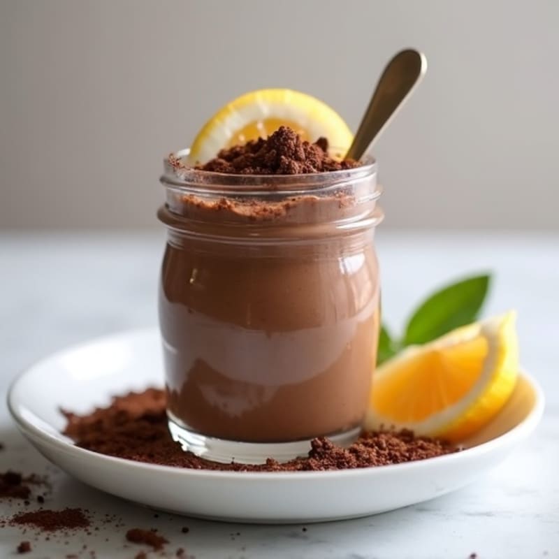 Silky Chocolate Protein Pudding with Greek Yogurt