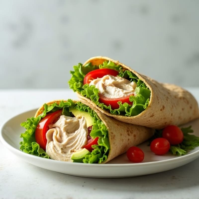Turkey and Creamy Avocado Fresh Wrap