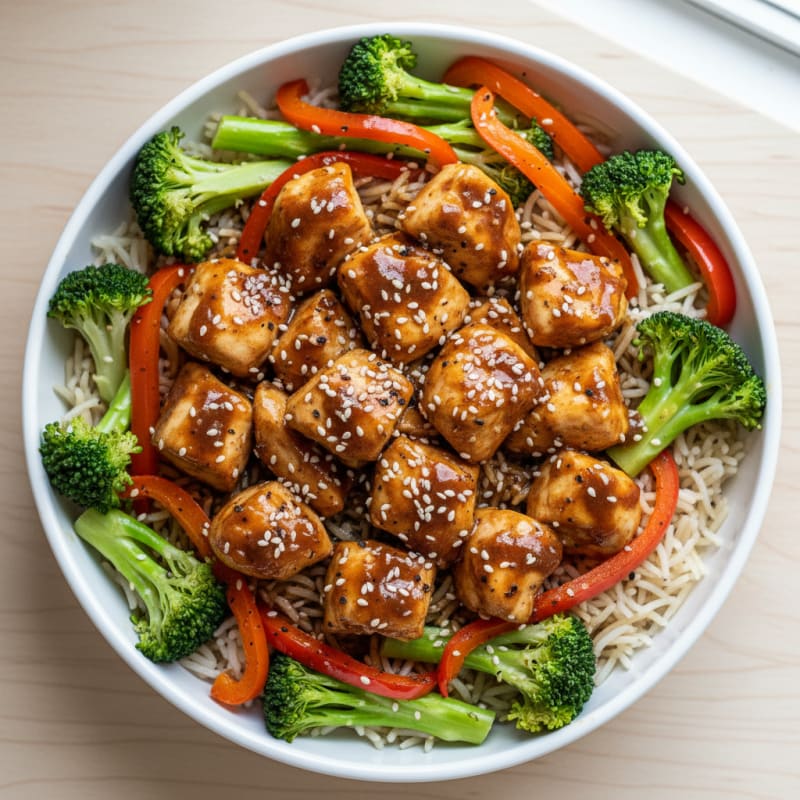 Teriyaki Chicken and Basmati Rice Bowl