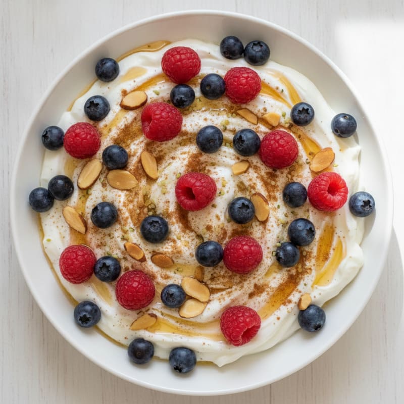 Honey-Kissed Greek Yogurt with Berries