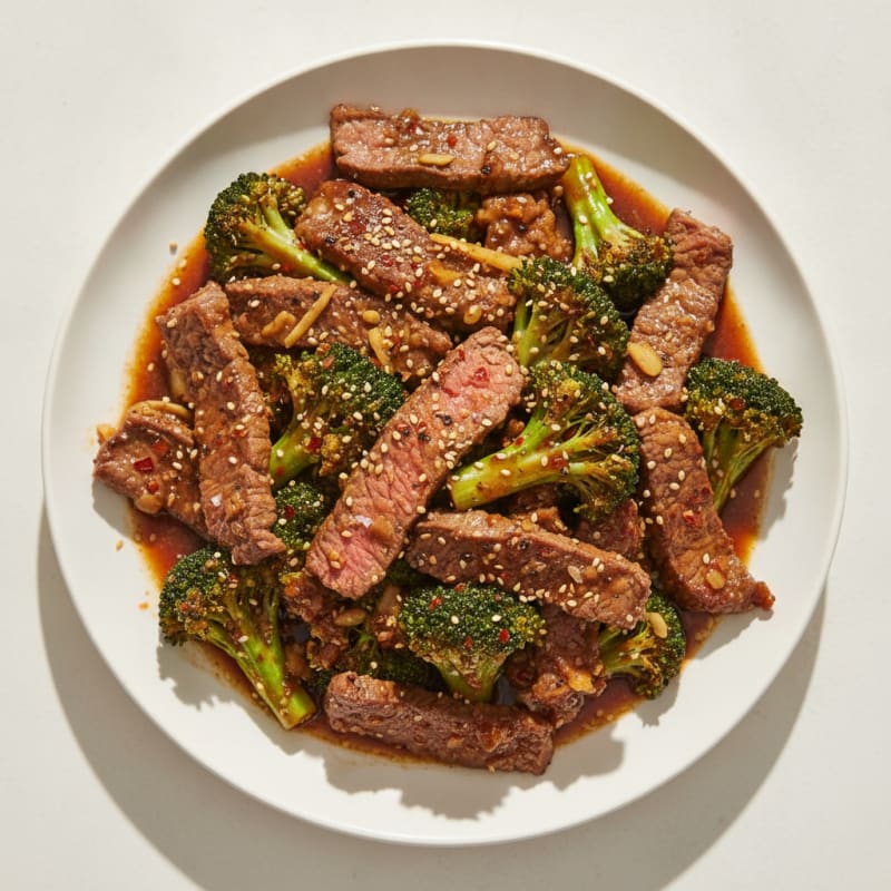 Sesame Beef & Broccoli Stir-Fry
