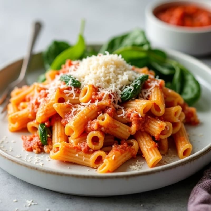 Lean Ground Turkey and Ricotta Baked Ziti