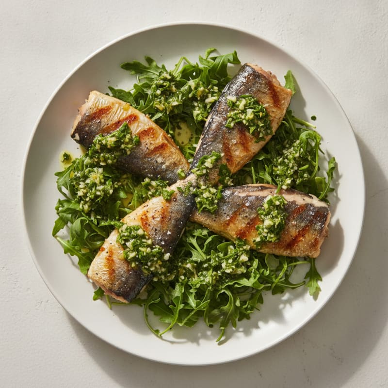 Pan-Seared Sardines with Lemon-Herb Gremolata