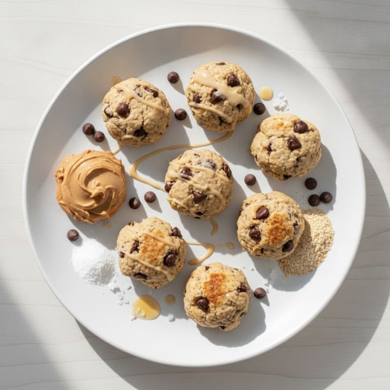 No-Bake Chocolate Chip Protein Bites