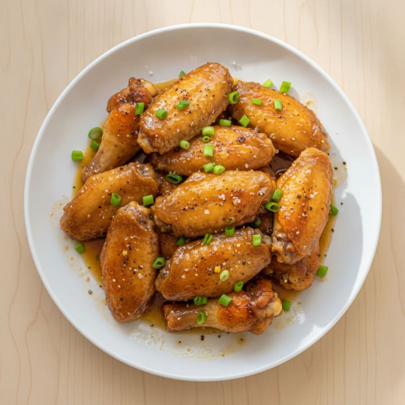 Honey-Garlic Glazed Chicken Wings