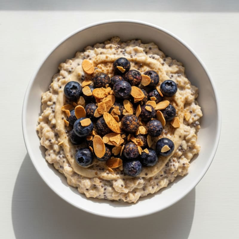Blueberry Almond Overnight Oats