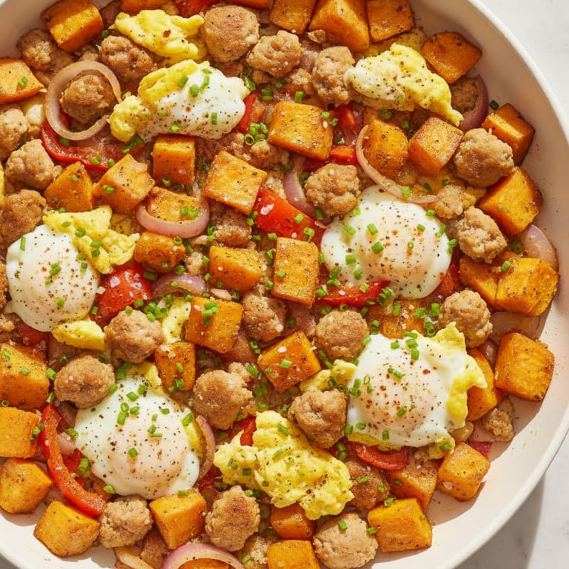 Hearty Grand Slam Breakfast Skillet