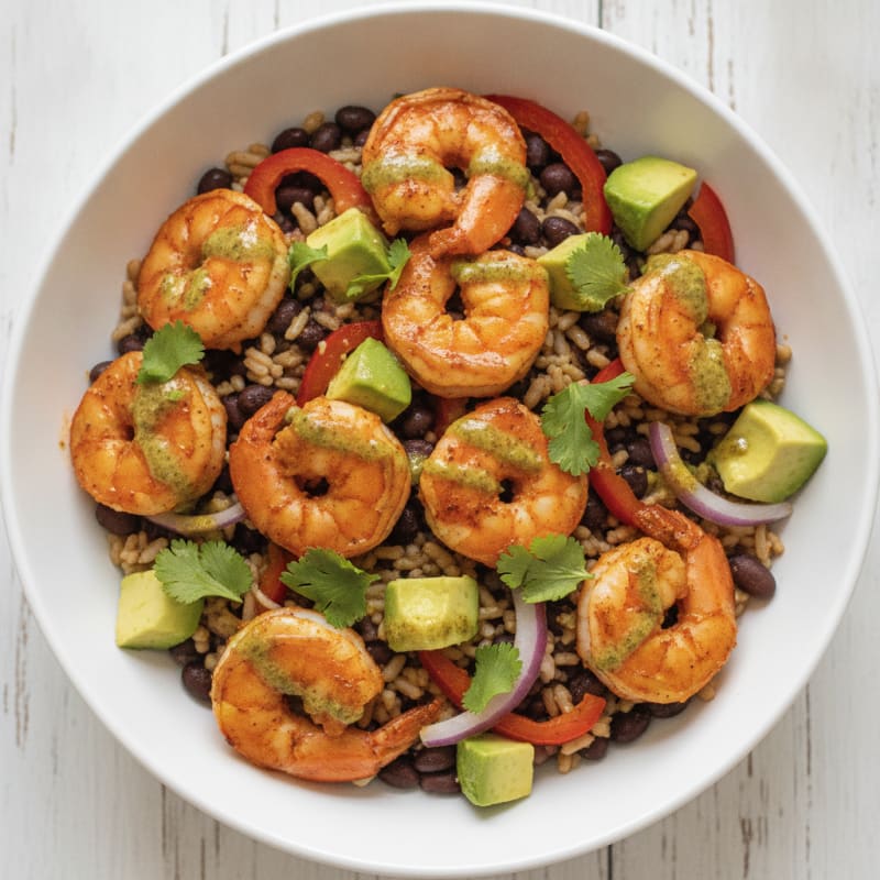 Chili-Lime Shrimp Taco Bowl