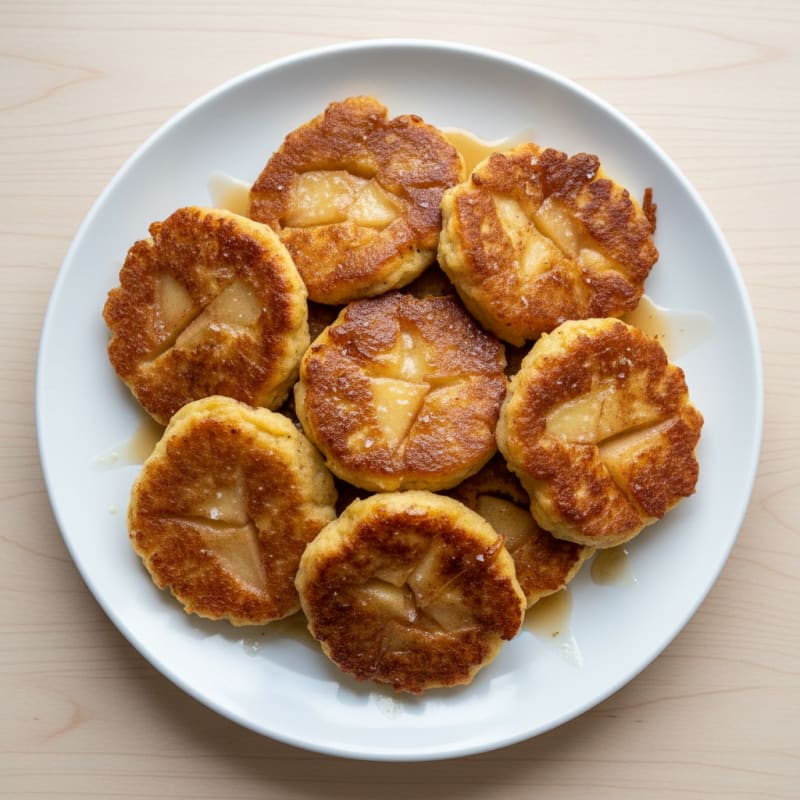 Golden Caramelized Apple Fritters