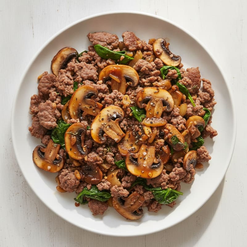 Savory Beef and Mushroom Skillet