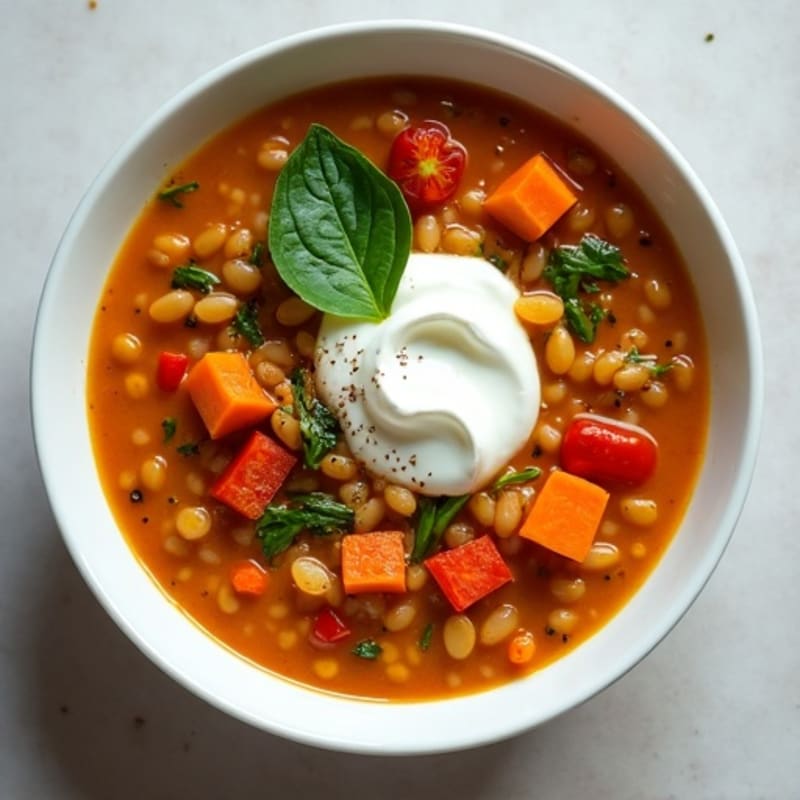 Creamy Spiced Red Lentil Stew