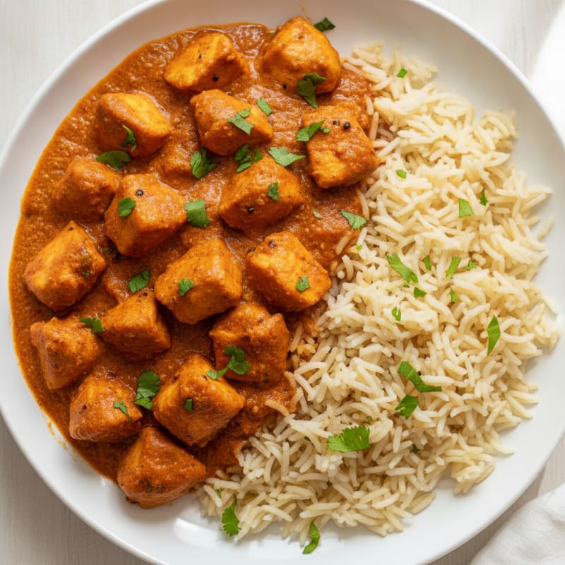 Chicken Tikka Masala with Basmati Rice