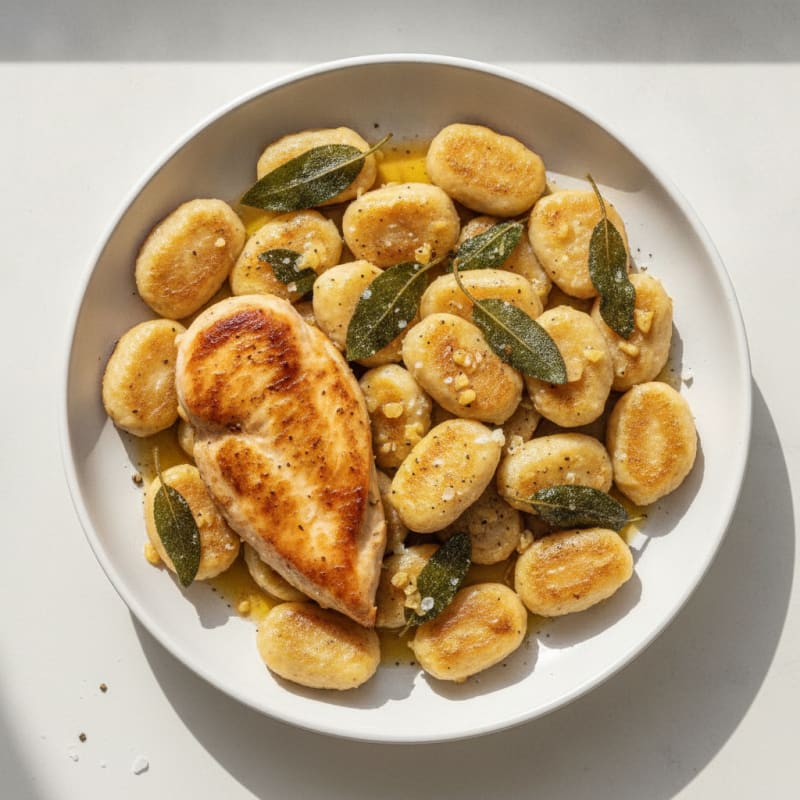 Ricotta Gnocchi with Sage Butter Sauce