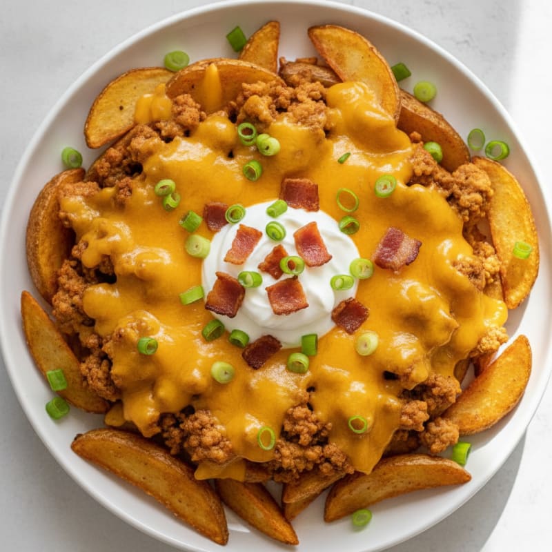 Bacon Cheddar Loaded Fries