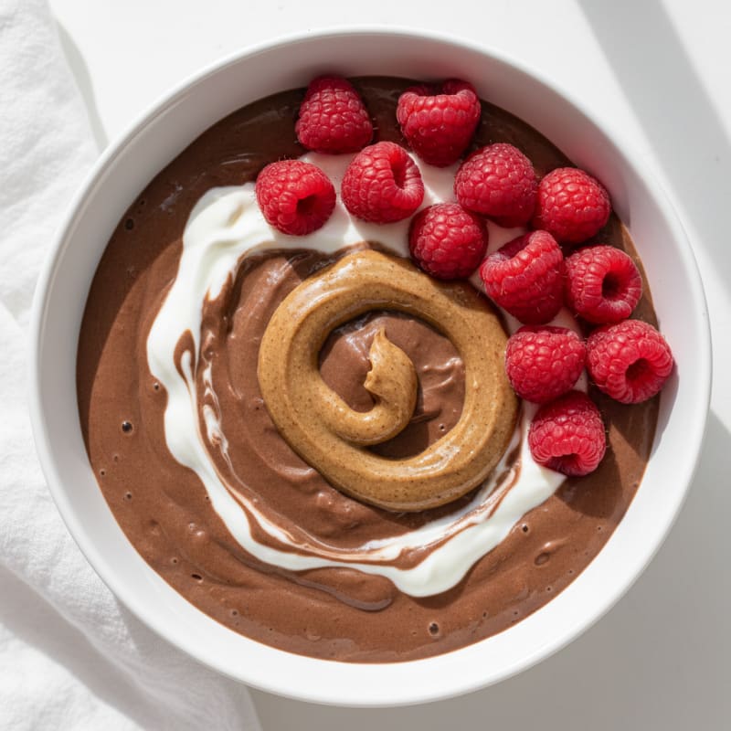 Creamy Chocolate Protein Pudding with Greek Yogurt