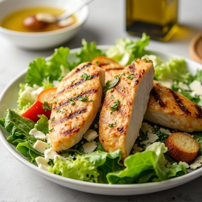 Grilled Chicken Classic Caesar Salad with Crispy Romaine