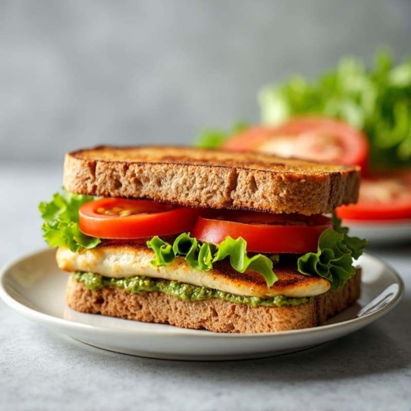 Grilled Pesto Chicken Sandwich