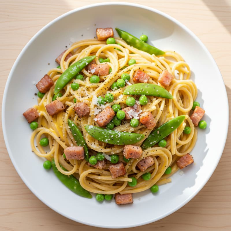 Creamy Pancetta Carbonara with Silky Egg Sauce