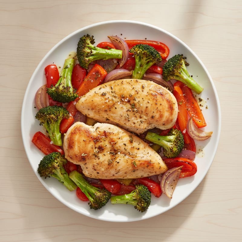 Sheet-Pan Herb Chicken with Roasted Vegetables