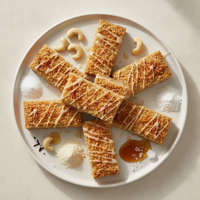 Coconut Cashew Protein Bars