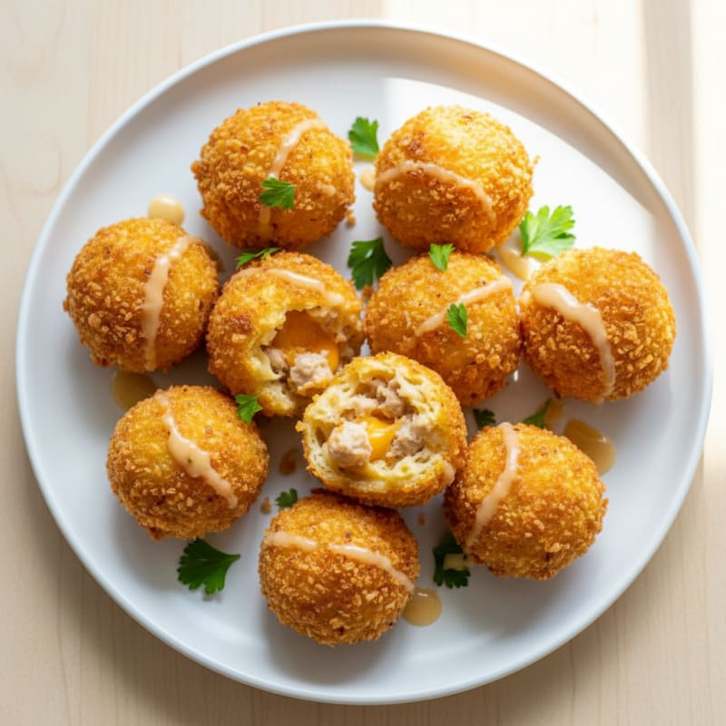 Golden Mac & Cheese Balls