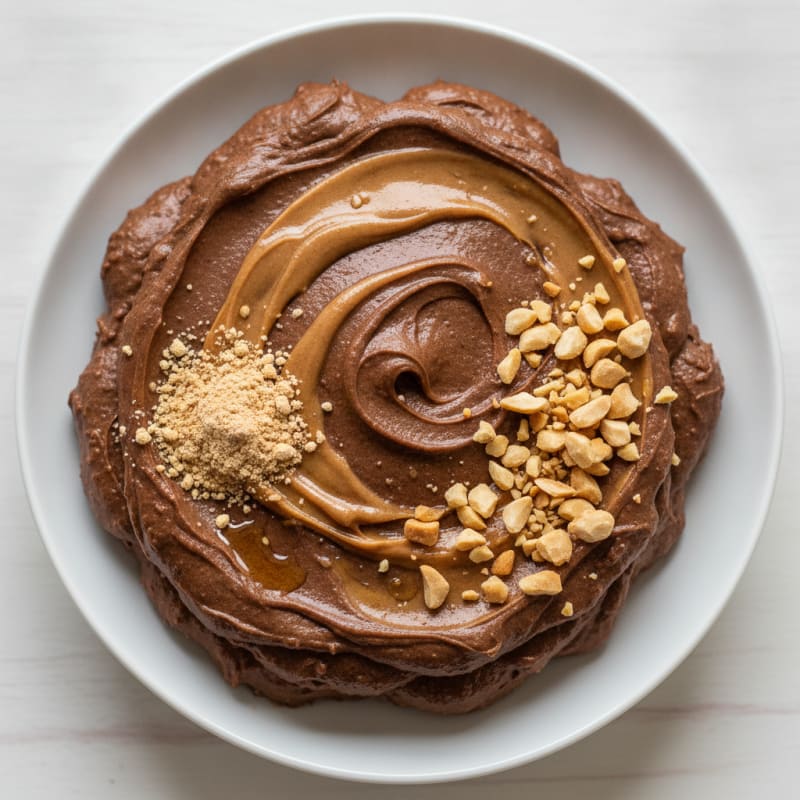 Chocolate Peanut Butter Protein Mousse with Silken Tofu
