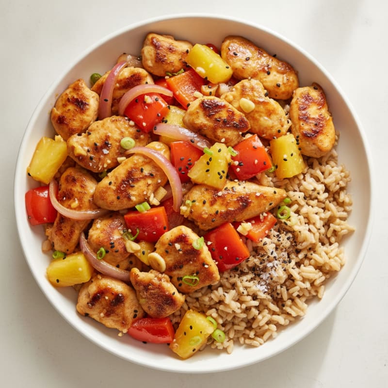 Sweet and Sour Glazed Chicken