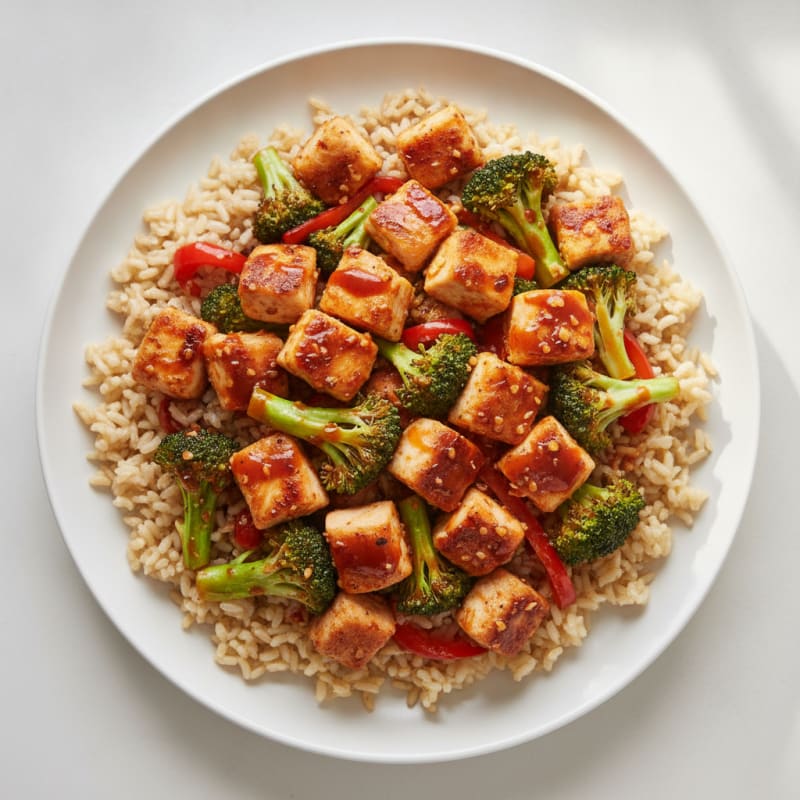 Spicy Garlic Chicken and Broccoli Family Stir-Fry