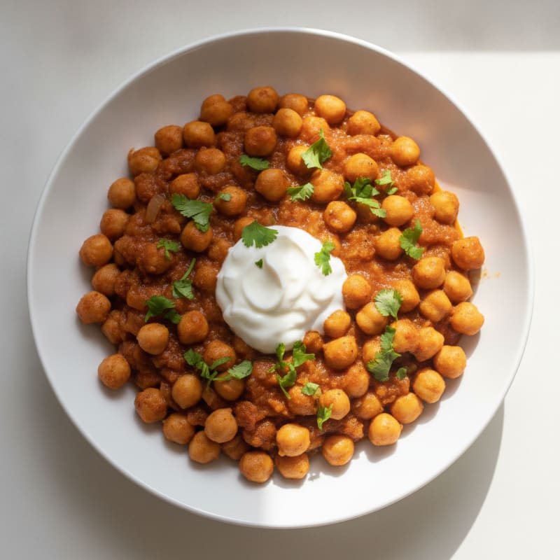 Hearty Chickpea Masala with Fragrant Spices