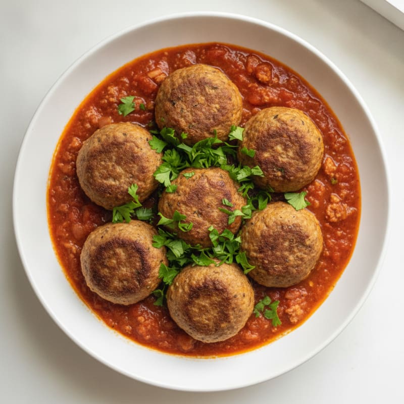 Lamb Meatballs with Tomato Ragu