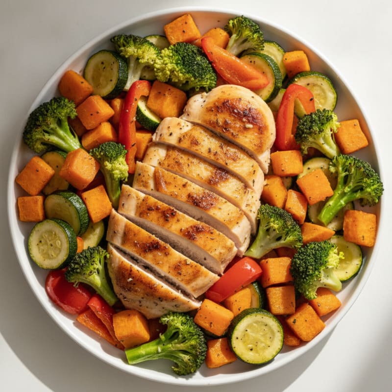 Lemon Herb Roasted Chicken and Vegetables
