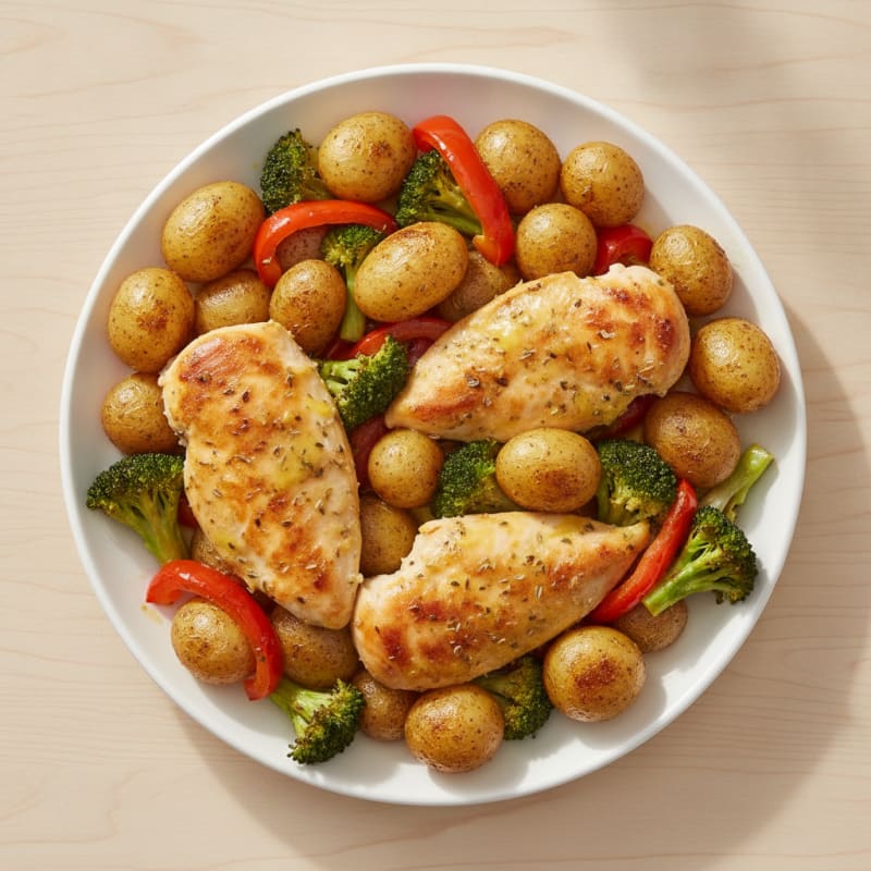 Sheet Pan Lemon Herb Chicken