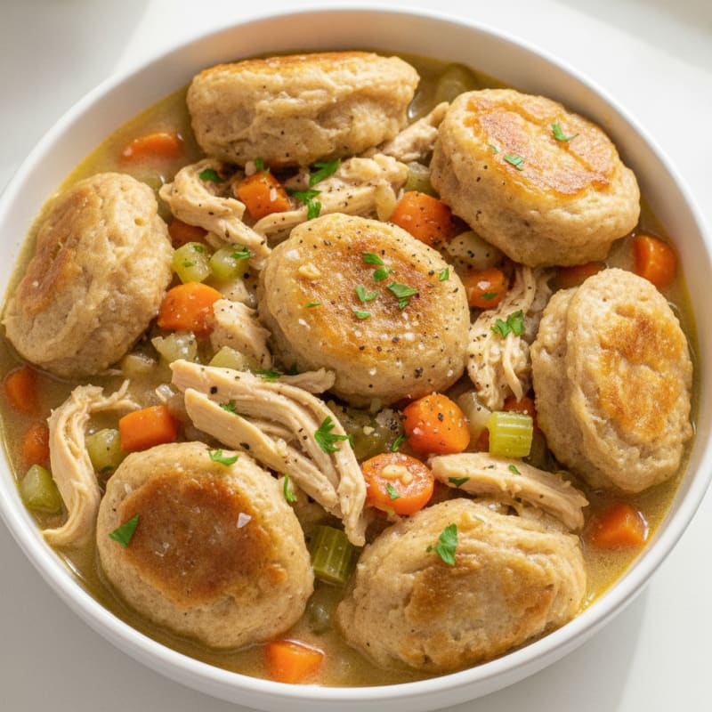 Homestyle Chicken and Herb Dumplings