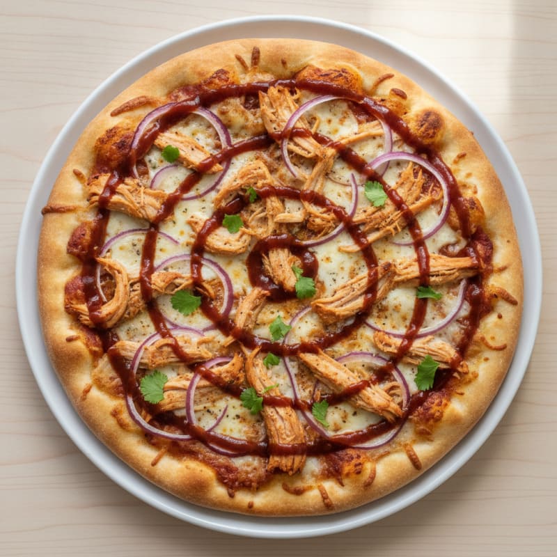 High-Protein BBQ Chicken Pizza