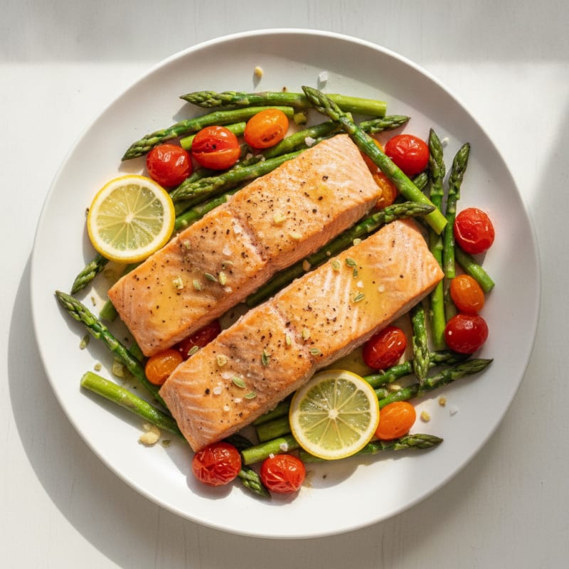 Sheet Pan Lemon Herb Salmon
