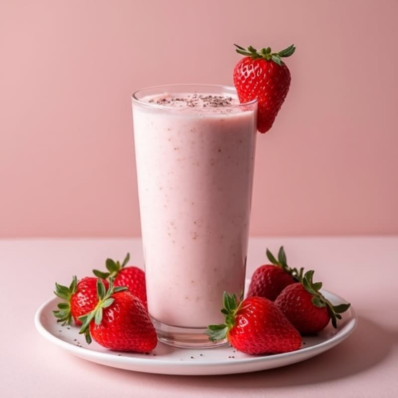 High-Protein Strawberry Yogurt Smoothie