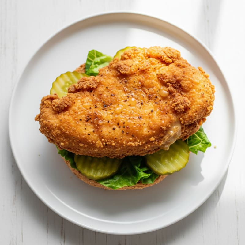 Buttermilk Fried Chicken Sandwich with Pickles