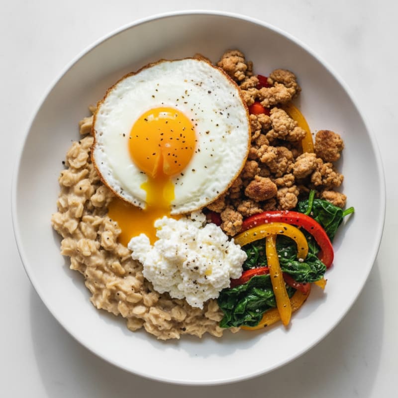 Savory Cottage Cheese Power Bowl