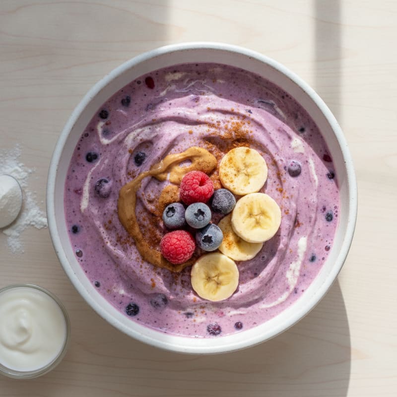 Berry Banana Protein Power Shake