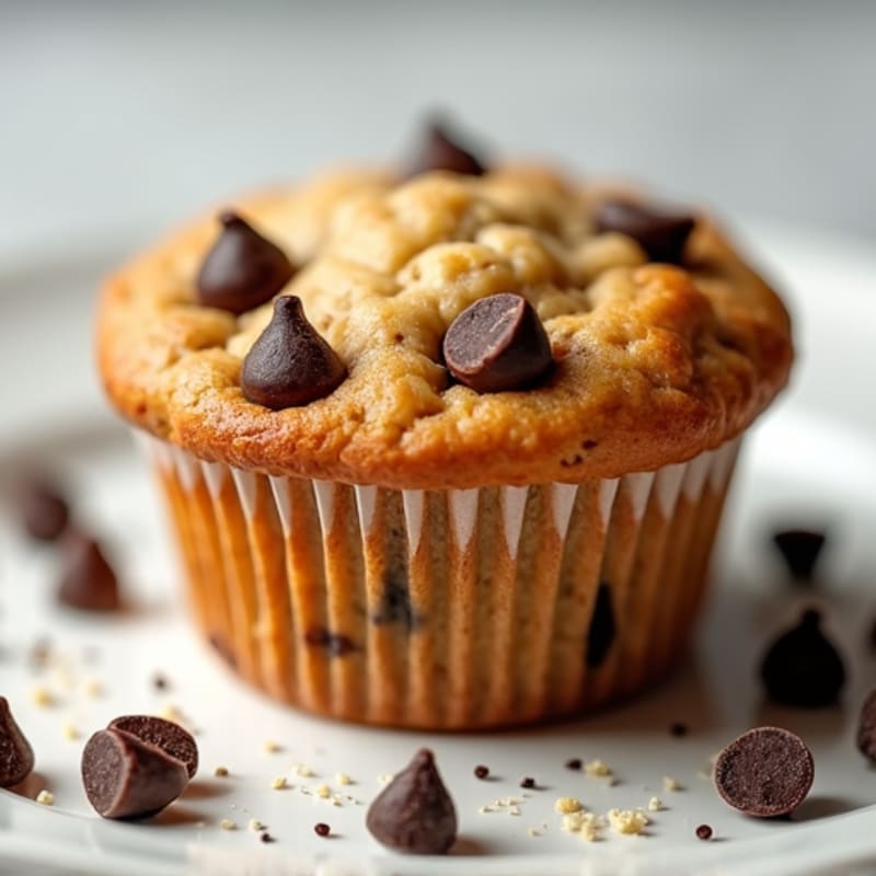 Protein-Packed Almond Flour Chocolate Chip Muffins