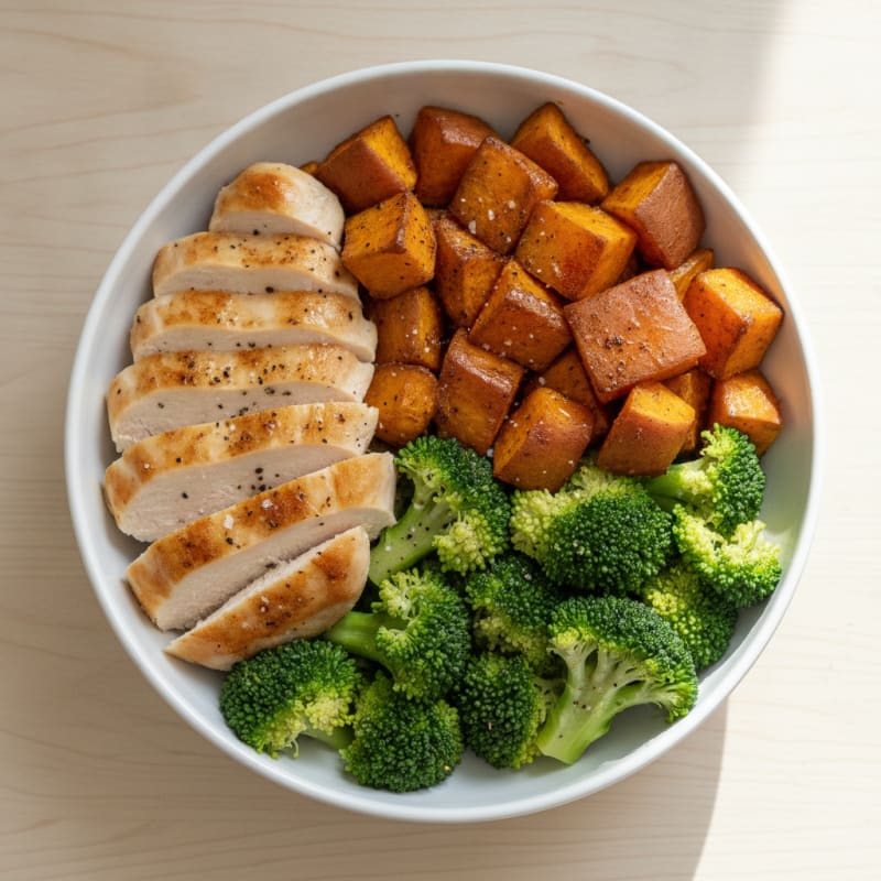 Chicken and Sweet Potato Power Bowl