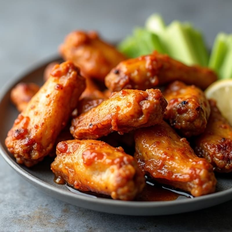 Crispy Baked Honey Garlic Chicken Wings