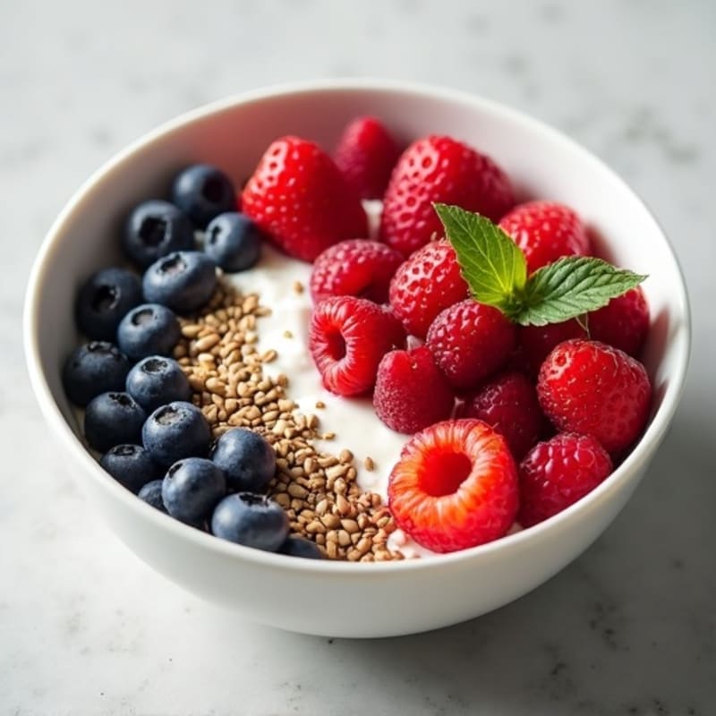 Protein-Packed Berry Cottage Cheese Bowl